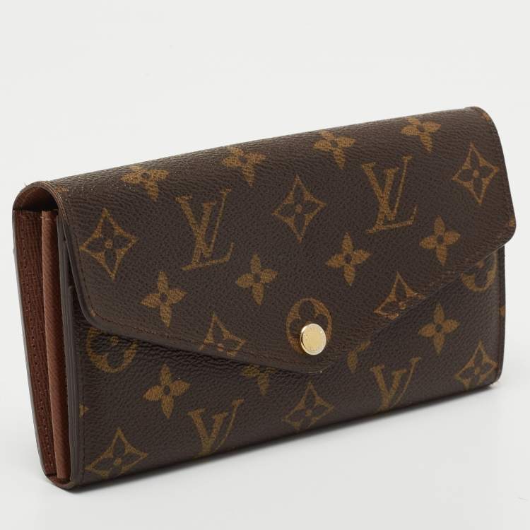 Pre Owned Louis Vuitton Monogram Canvas Sarah Wallet