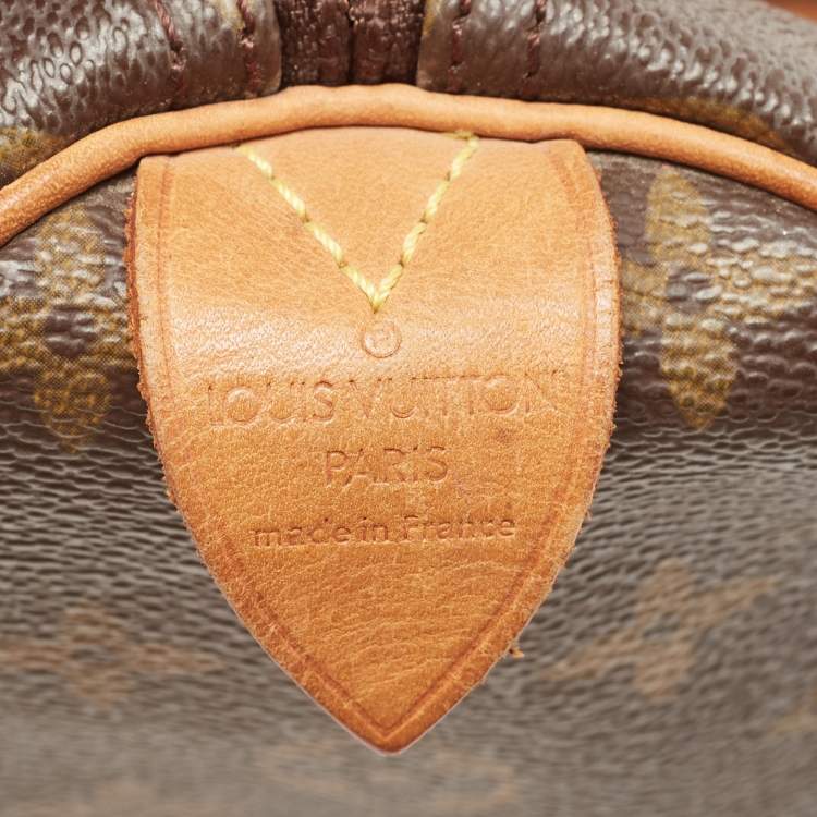Pre Owned Louis Vuitton Monogram Canvas Speedy 30 Bag