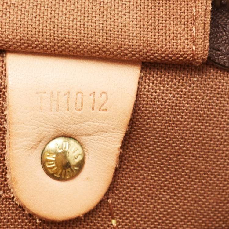 Pre Owned Louis Vuitton Monogram Canvas Speedy 30 Bag