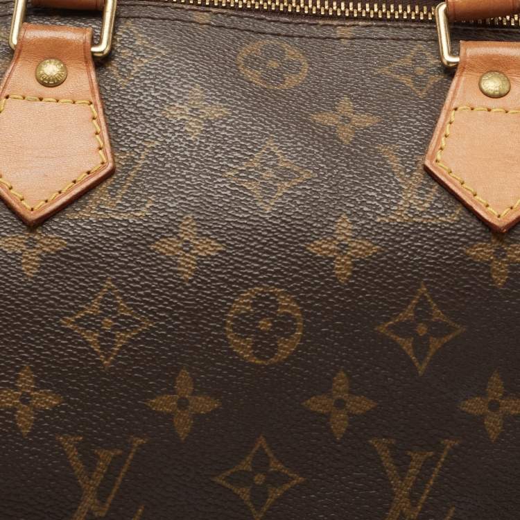 Pre Owned Louis Vuitton Monogram Canvas Speedy 30 Bag