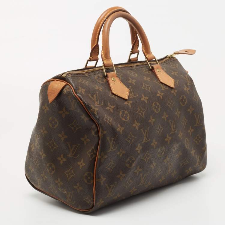 Pre Owned Louis Vuitton Monogram Canvas Speedy 30 Bag