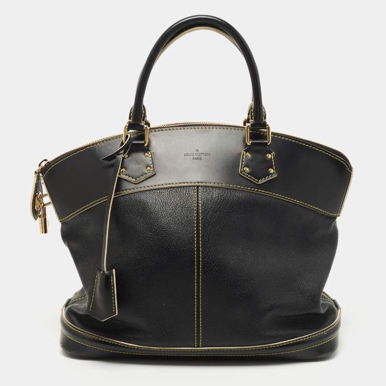 Louis Vuitton Black Suhali Leather Lockit PM Bag Louis Vuitton