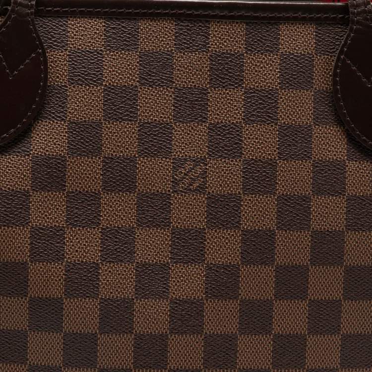 Pre Owned Louis Vuitton Damier Ebene Canvas Neverfull MM Bag