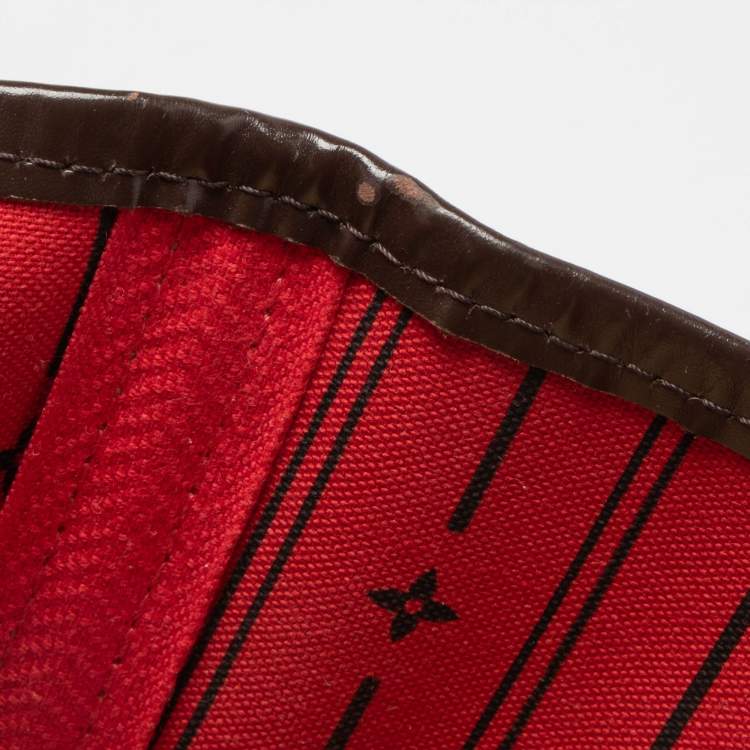 Pre Owned Louis Vuitton Damier Ebene Canvas Neverfull MM Bag