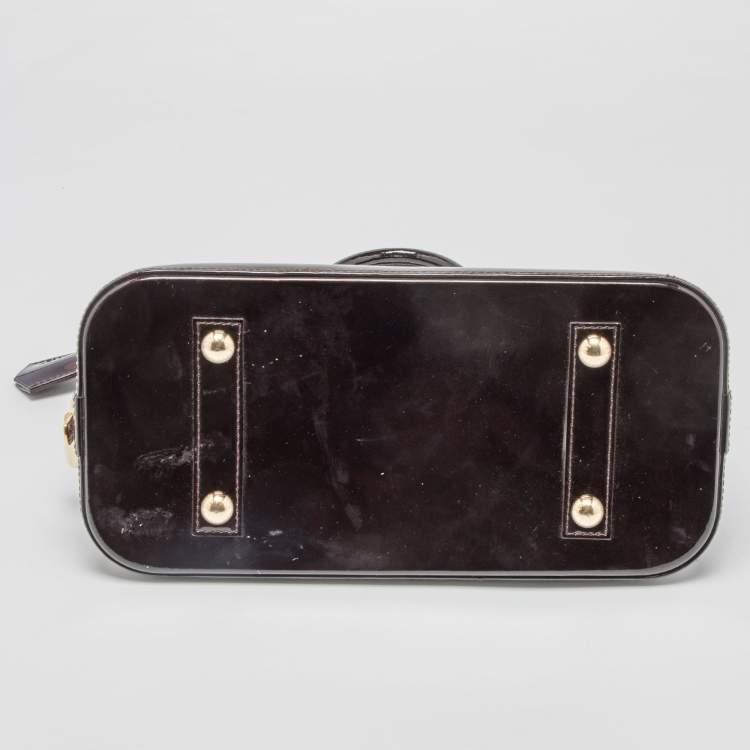 مملوكة مسبقًا Louis Vuitton Amarante Monogram Vernis Leather Alma PM Bag