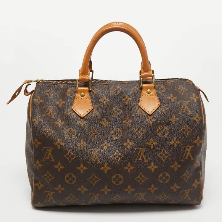 Pre Owned Louis Vuitton Monogram Canvas Speedy 30 Bag