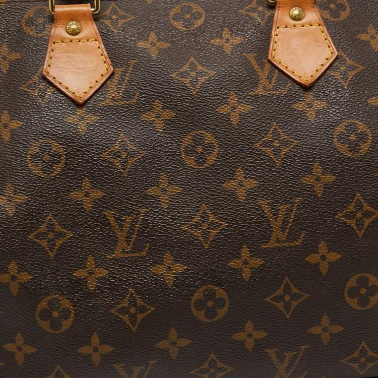 Pre Owned Louis Vuitton Monogram Canvas Speedy 30 Bag
