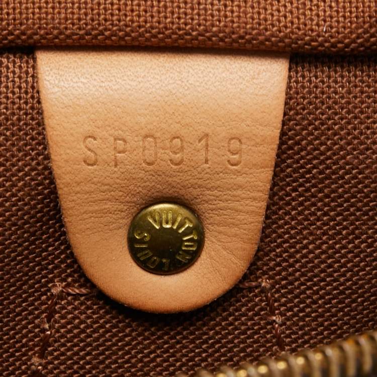 Pre Owned Louis Vuitton Monogram Canvas Speedy 30 Bag