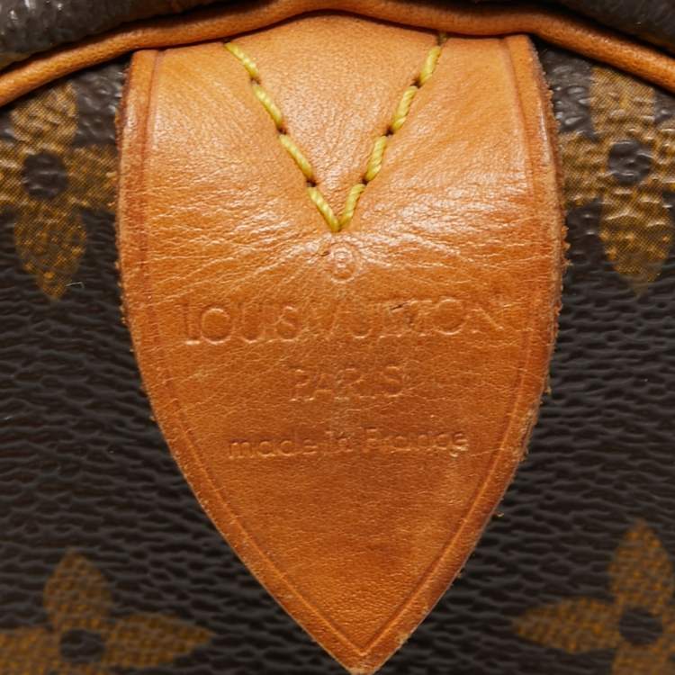 Pre Owned Louis Vuitton Monogram Canvas Speedy 30 Bag