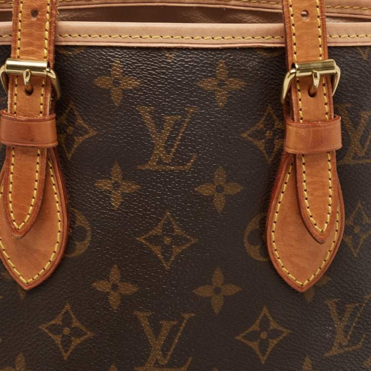 Pre Owned Louis Vuitton Monogram Canvas Petit Bucket Bag