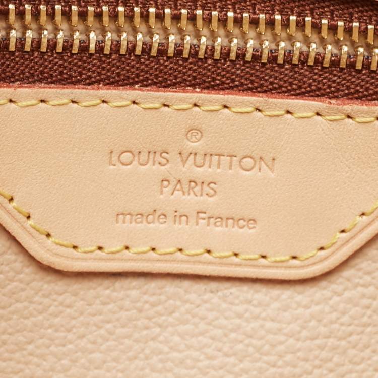 Pre Owned Louis Vuitton Monogram Canvas Petit Bucket Bag