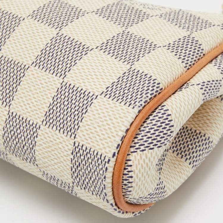 Pre Owned Louis Vuitton Damier Azur Canvas Eva Pochette