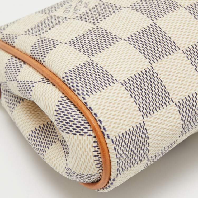 Pre Owned Louis Vuitton Damier Azur Canvas Eva Pochette
