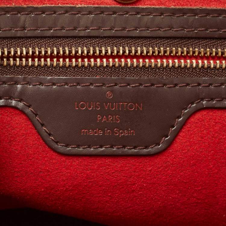 Pre Owned Louis Vuitton Damier Ebene Canvas Hampstead PM Bag