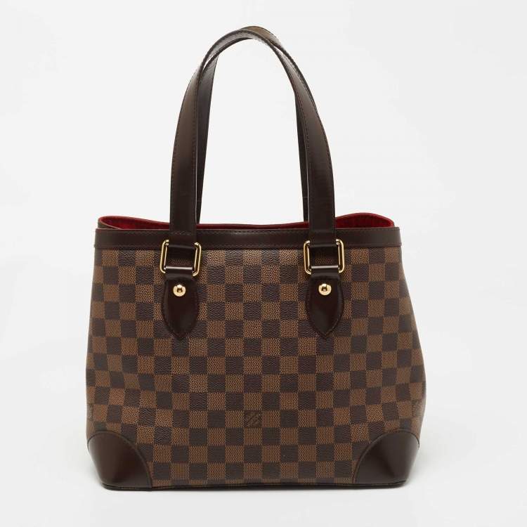 Pre Owned Louis Vuitton Damier Ebene Canvas Hampstead PM Bag