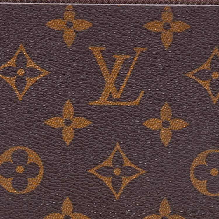 Pre Owned Louis Vuitton Monogram Canvas Zippy Wallet