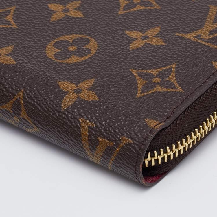 Pre Owned Louis Vuitton Monogram Canvas Zippy Wallet