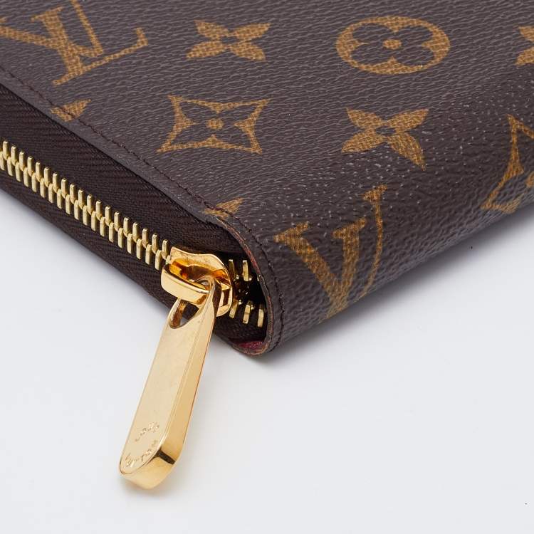 Pre Owned Louis Vuitton Monogram Canvas Zippy Wallet