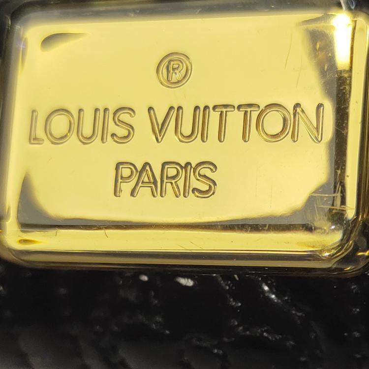 Pre Owned Louis Vuitton Black Monogram Motard Minaudiere
