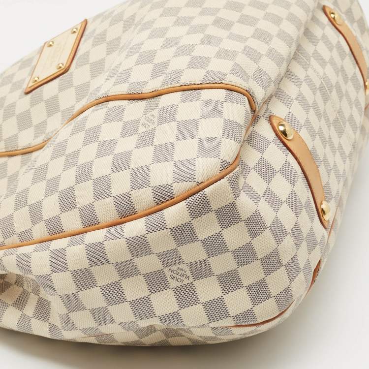 Pre Owned Louis Vuitton Damier Azur Canvas Galliera GM Bag