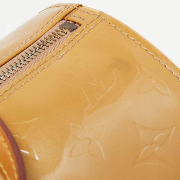 Pre Owned Louis Vuitton Noisette D'Amour Monogram Vernis Bedford Bag