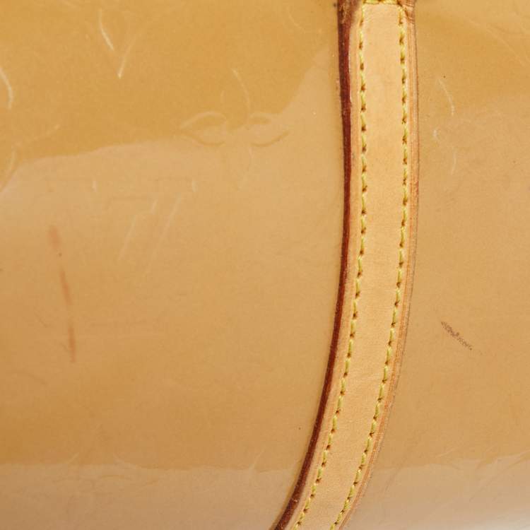 Pre Owned Louis Vuitton Noisette D'Amour Monogram Vernis Bedford Bag