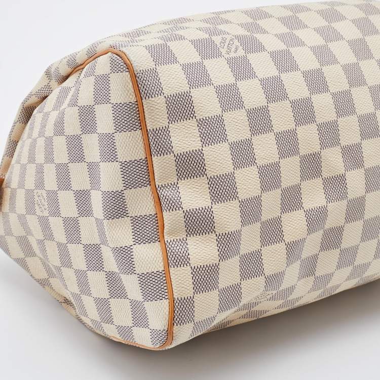 Pre Owned Louis Vuitton Damier Azur Canvas Speedy 30 Bag