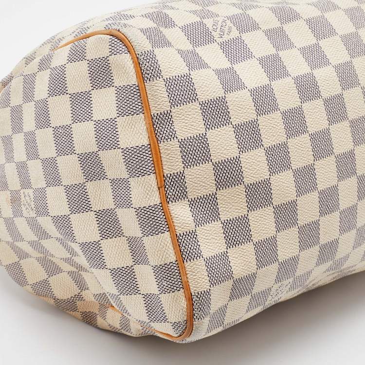 Pre Owned Louis Vuitton Damier Azur Canvas Speedy 30 Bag