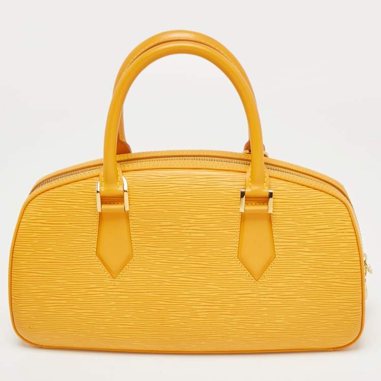 Pre Owned Louis Vuitton Tassil Yellow Epi Leather Jasmin Bag