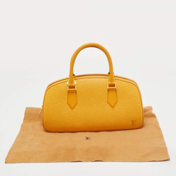 Pre Owned Louis Vuitton Tassil Yellow Epi Leather Jasmin Bag