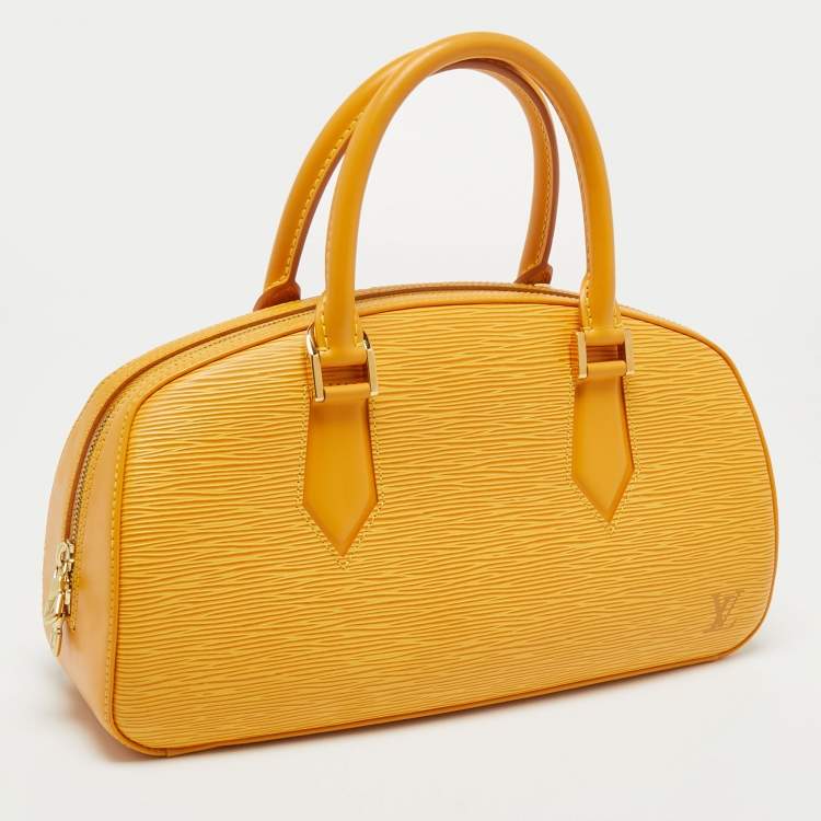 Pre Owned Louis Vuitton Tassil Yellow Epi Leather Jasmin Bag