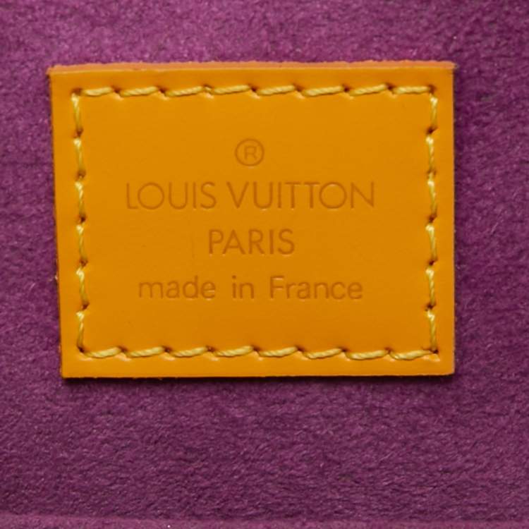 Pre Owned Louis Vuitton Tassil Yellow Epi Leather Jasmin Bag