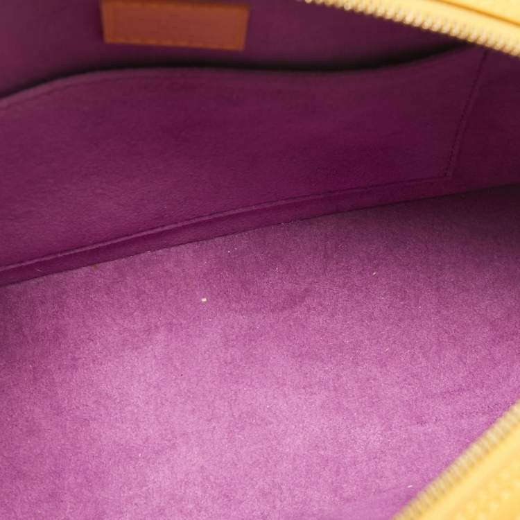 Pre Owned Louis Vuitton Tassil Yellow Epi Leather Jasmin Bag
