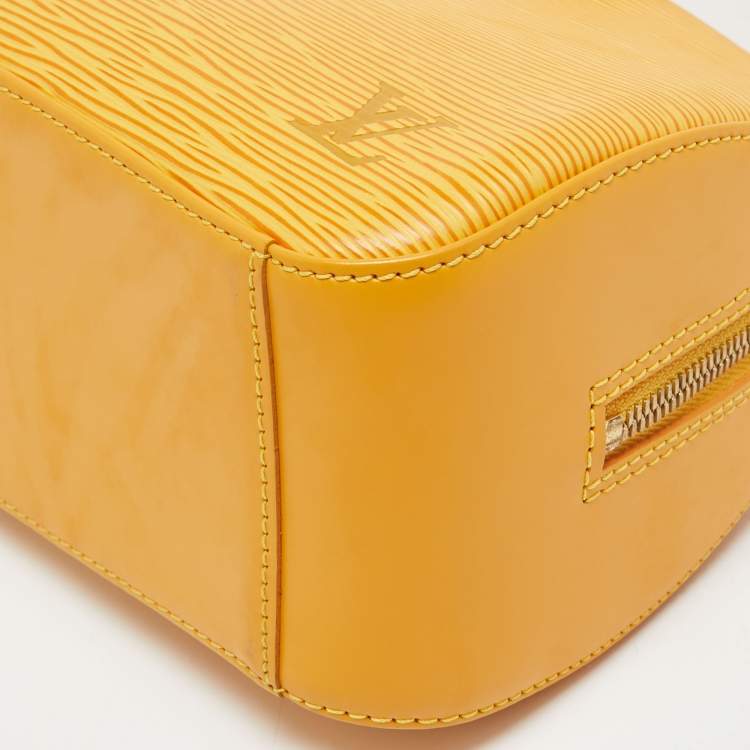 Pre Owned Louis Vuitton Tassil Yellow Epi Leather Jasmin Bag