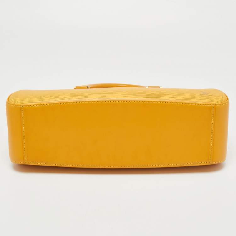 Pre Owned Louis Vuitton Tassil Yellow Epi Leather Jasmin Bag