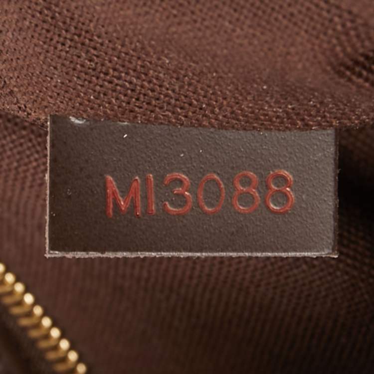 Pre Owned Louis Vuitton Damier Ebene Canvas Pochette Bosphore Messenger Bag