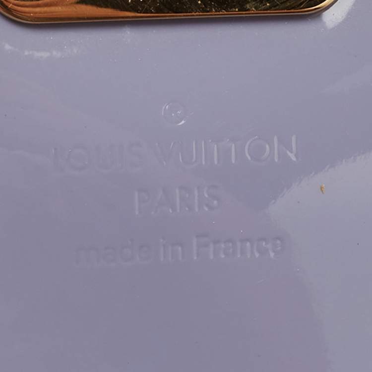 Pre Owned Louis Vuitton Lilas Vernis Monceau BB Bag