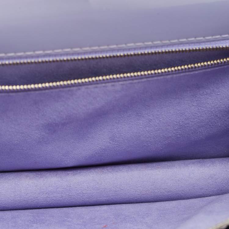 Pre Owned Louis Vuitton Lilas Vernis Monceau BB Bag