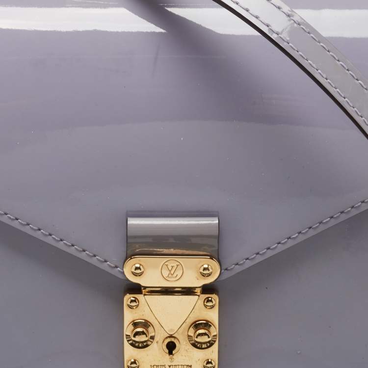 Pre Owned Louis Vuitton Lilas Vernis Monceau BB Bag