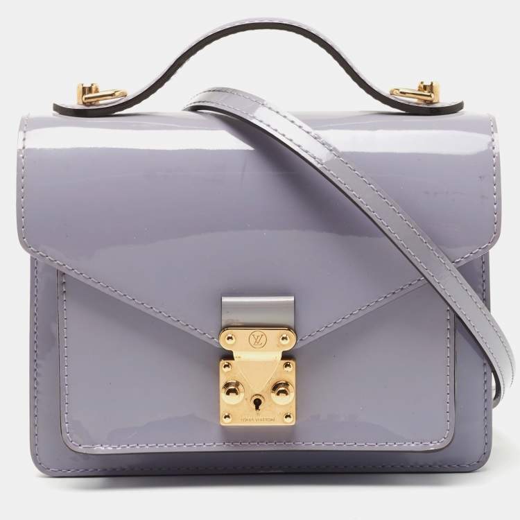 Louis Vuitton Monceau BB Lilas Vernis Bag