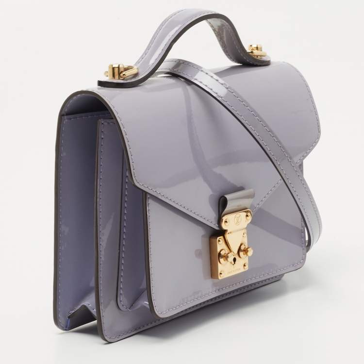 Pre Owned Louis Vuitton Lilas Vernis Monceau BB Bag