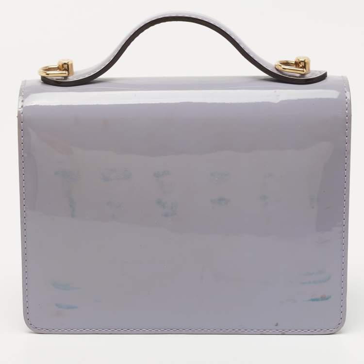 Pre Owned Louis Vuitton Lilas Vernis Monceau BB Bag