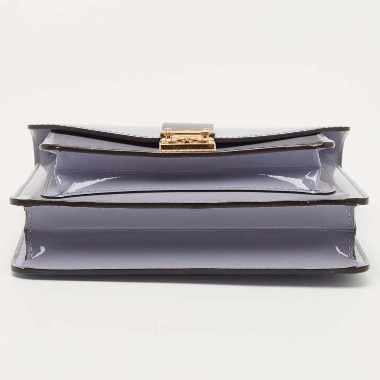 Pre Owned Louis Vuitton Lilas Vernis Monceau BB Bag