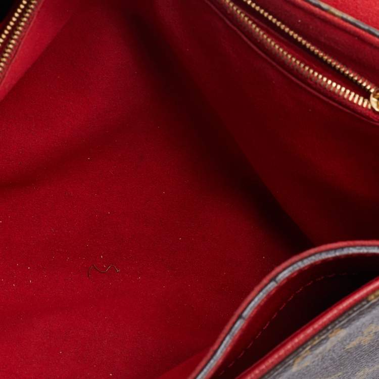 Pre Owned Louis Vuitton Aurore Monogram Canvas Pallas Chain Bag
