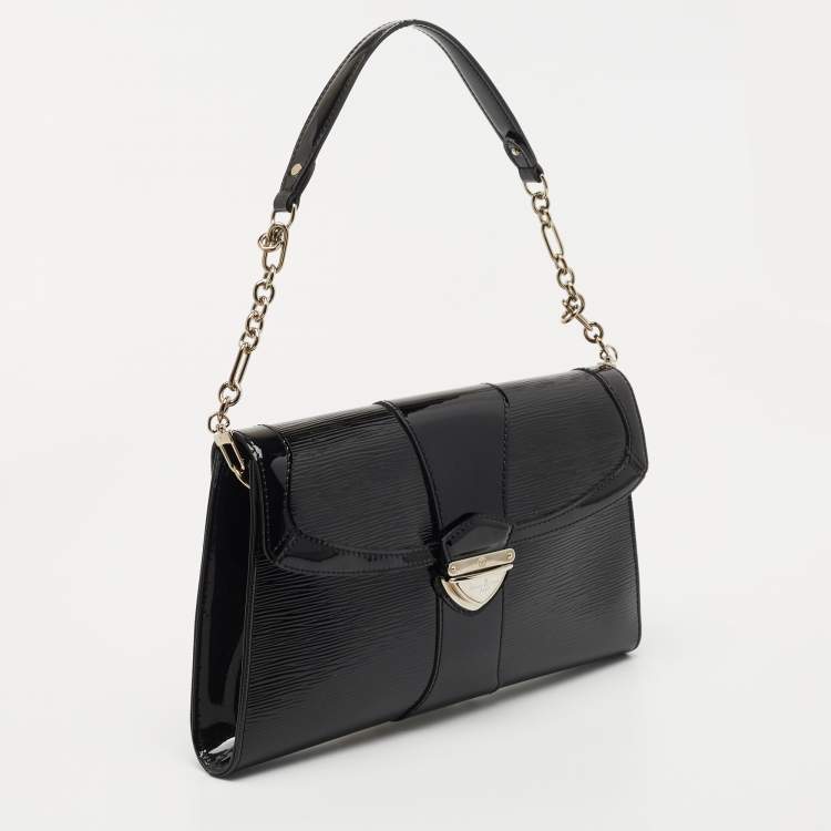 Pre Owned Louis Vuitton Black Electric Epi Leather Lena Bag