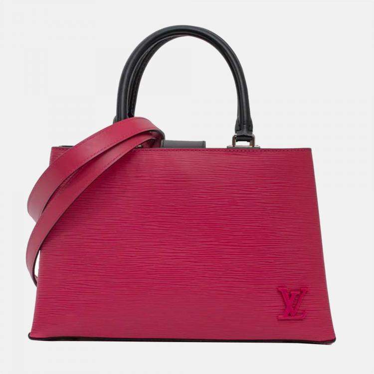 Louis Vuitton - Authenticated Kleber Handbag - Leather Red Plain For Woman, Good condition