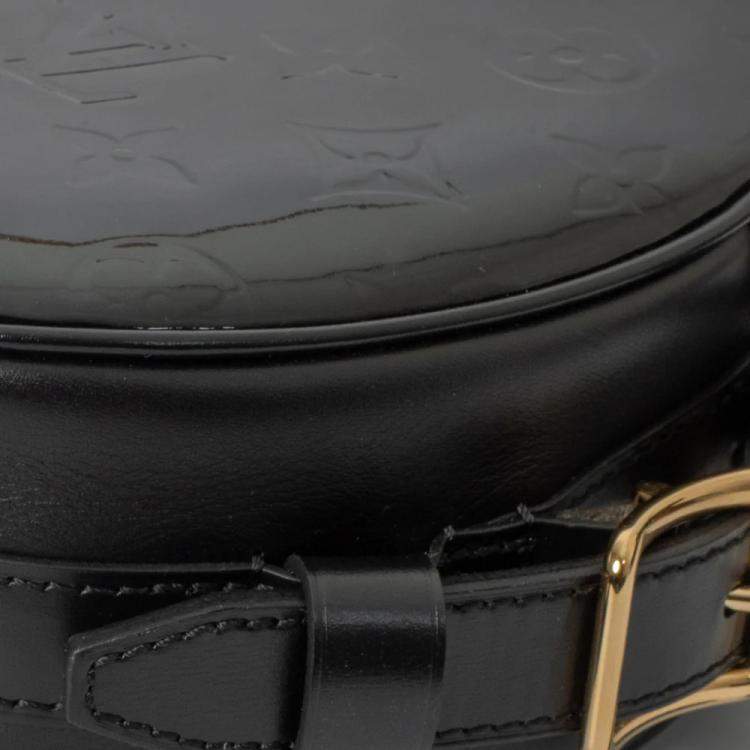 Pre Owned Louis Vuitton Petit Boite Chapeau Shoulder bag in Black Patent leather