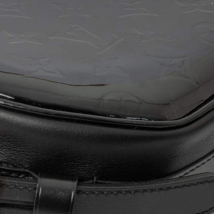 Pre Owned Louis Vuitton Petit Boite Chapeau Shoulder bag in Black Patent leather