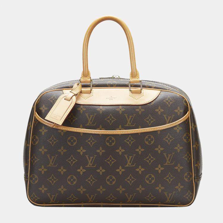 Pre Owned Louis Vuitton Brown Monogram Deauville