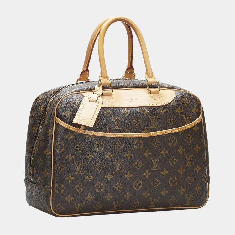 Pre Owned Louis Vuitton Brown Monogram Deauville